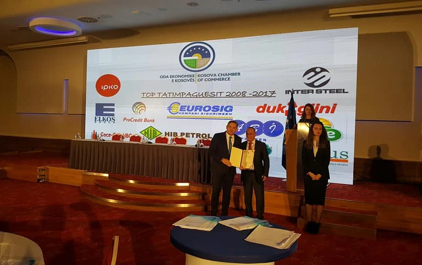 EUROSIG Kosova merr “Medaljen e Mirënjohjes” nga Presidenti Thaçi